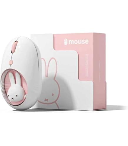 Amazon | ミッフィー×MIPOW 光るワイヤレスマウス、レシーバー接続